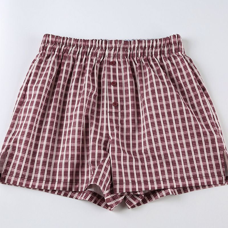 Leichte Damen-Schlafshorts aus Baumwolle