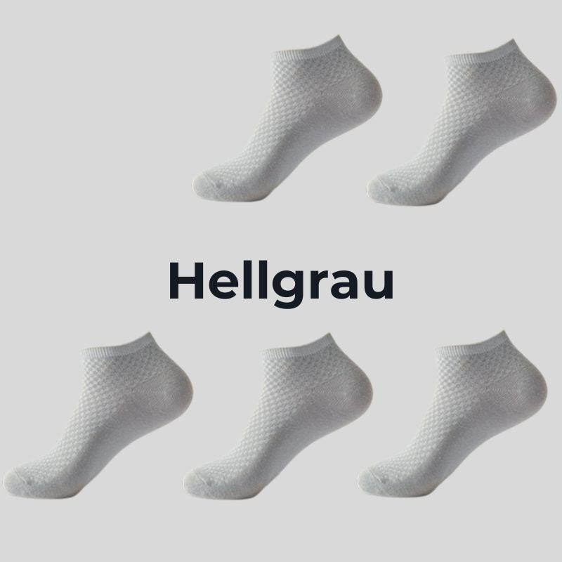 Business Socken Bundle 5 Stk. oder Sneaker Socken Bundle 5 Stk. mit exklusiven Designs aus Bambusfasern