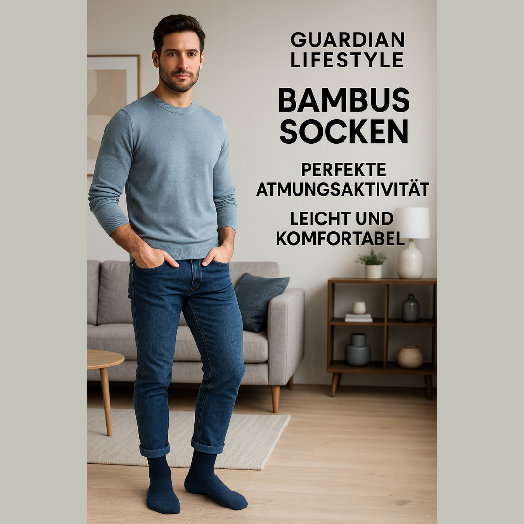 Business Socken Bundle 5 Stk. oder Sneaker Socken Bundle 5 Stk. mit exklusiven Designs aus Bambusfasern