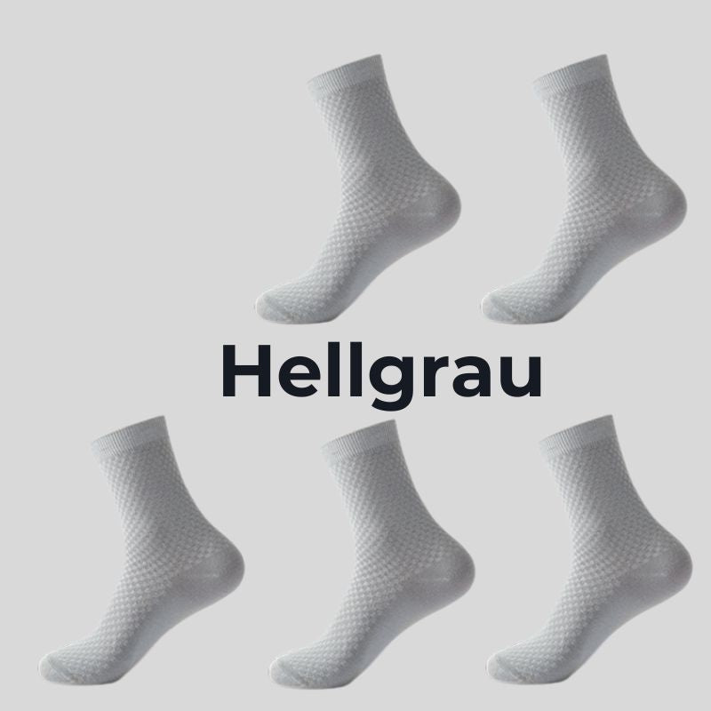 Business Socken Bundle 5 Stk. oder Sneaker Socken Bundle 5 Stk. mit exklusiven Designs aus Bambusfasern