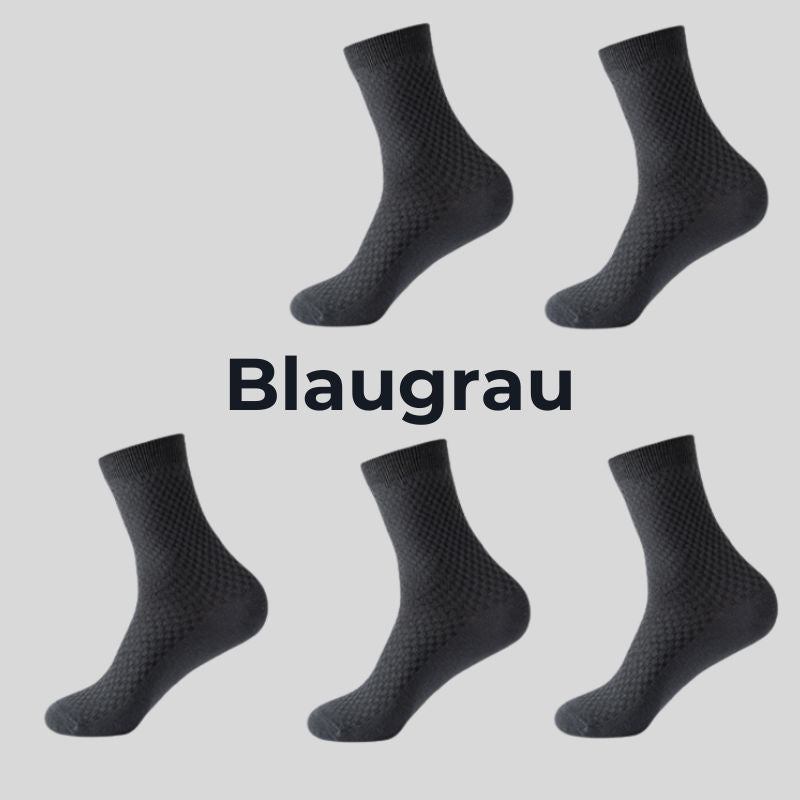 Business Socken Bundle 5 Stk. oder Sneaker Socken Bundle 5 Stk. mit exklusiven Designs aus Bambusfasern