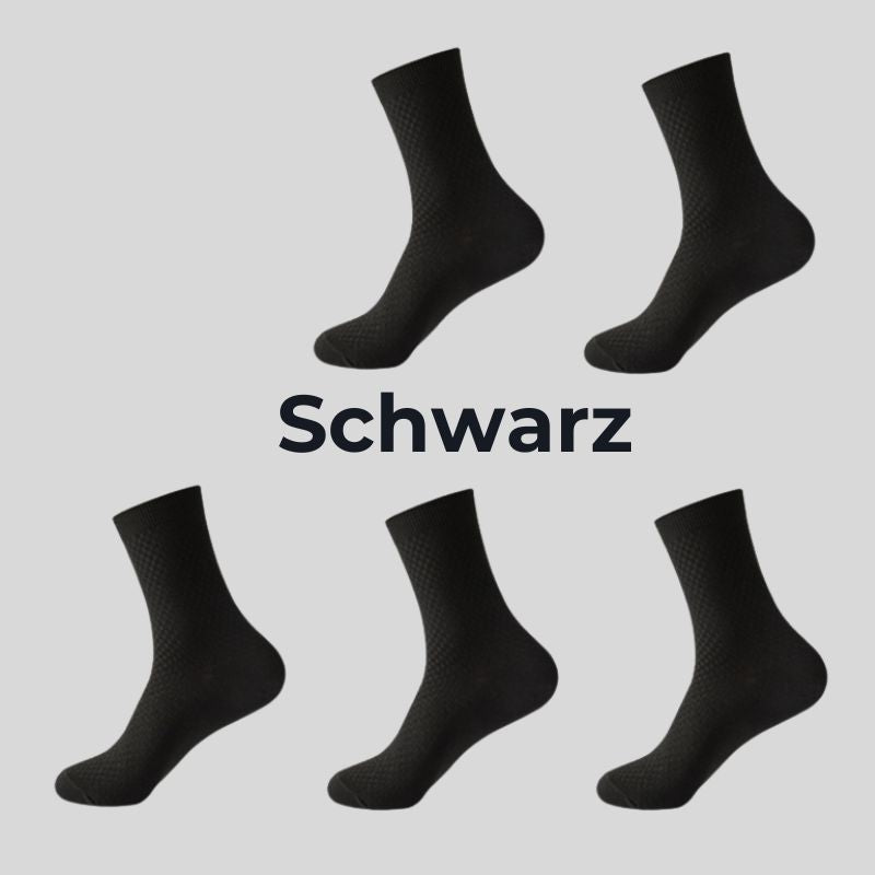 Business Socken Bundle 5 Stk. oder Sneaker Socken Bundle 5 Stk. mit exklusiven Designs aus Bambusfasern
