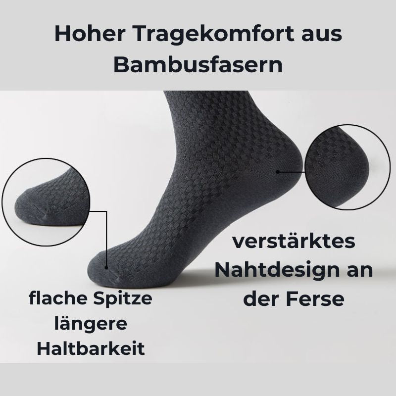 Business Socken Bundle 5 Stk. oder Sneaker Socken Bundle 5 Stk. mit exklusiven Designs aus Bambusfasern