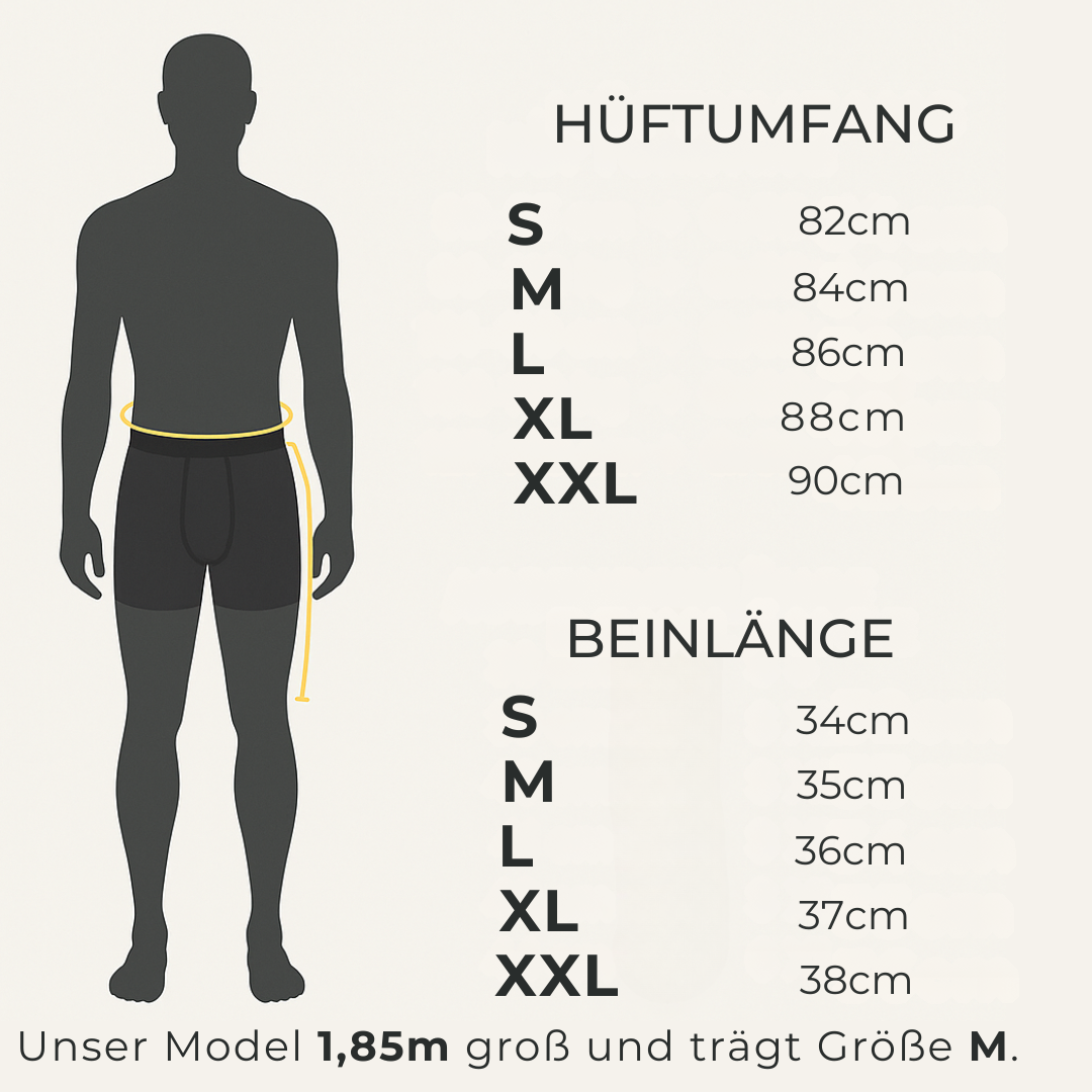 Premium Boxershorts aus Bambusfasern