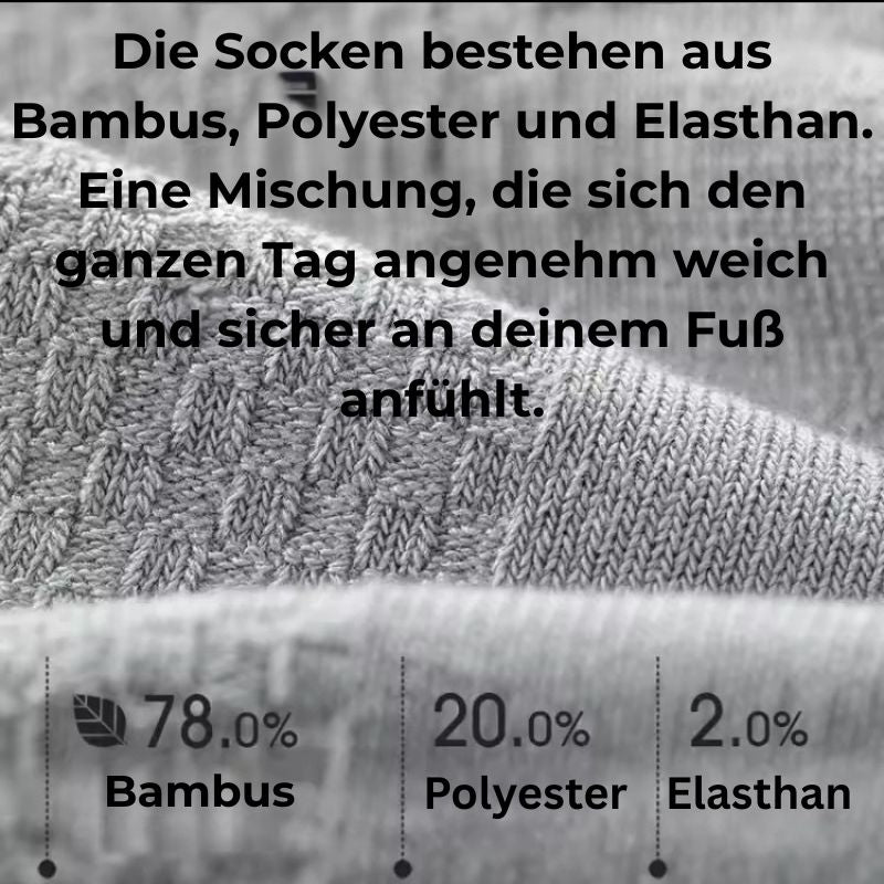 Business Socken Bundle 5 Stk. oder Sneaker Socken Bundle 5 Stk. mit exklusiven Designs aus Bambusfasern