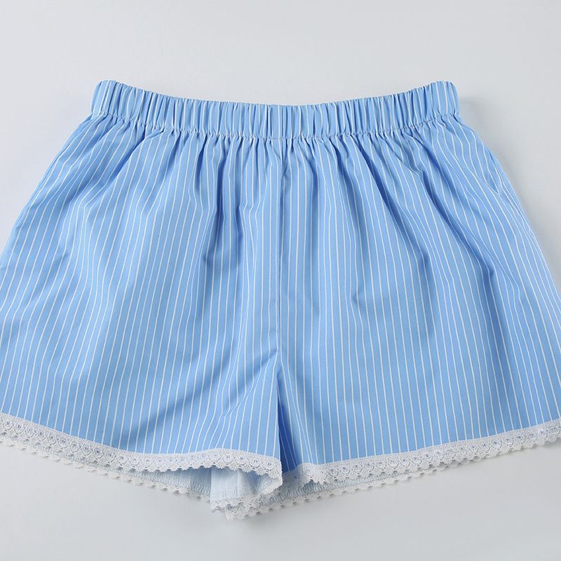 Leichte Damen-Schlafshorts aus Baumwolle