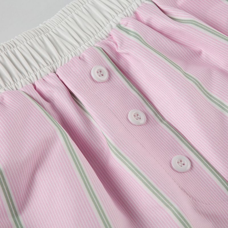 Leichte Damen-Schlafshorts aus Baumwolle