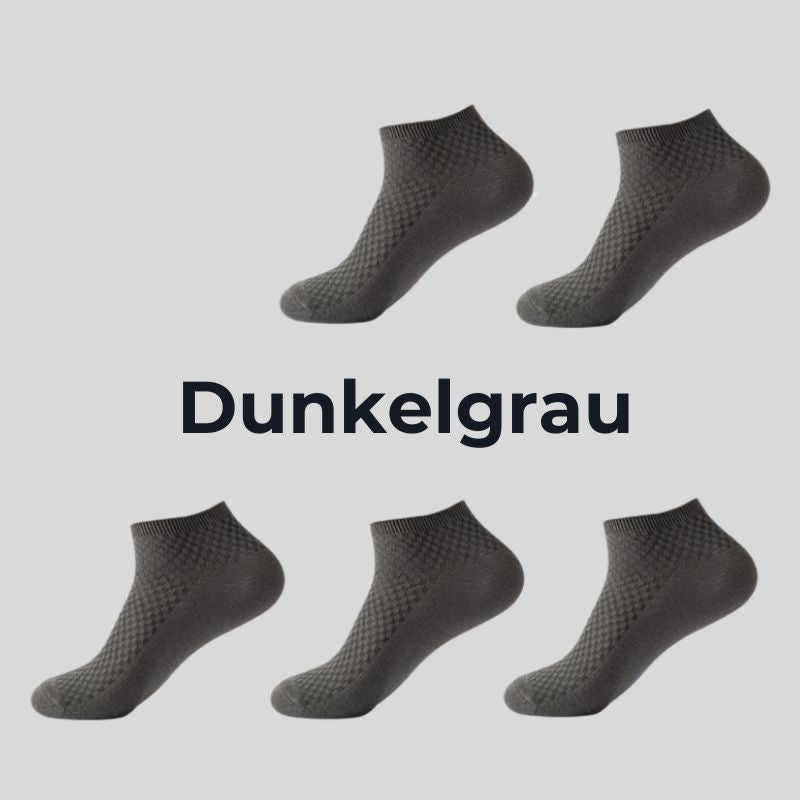 Business Socken Bundle 5 Stk. oder Sneaker Socken Bundle 5 Stk. mit exklusiven Designs aus Bambusfasern