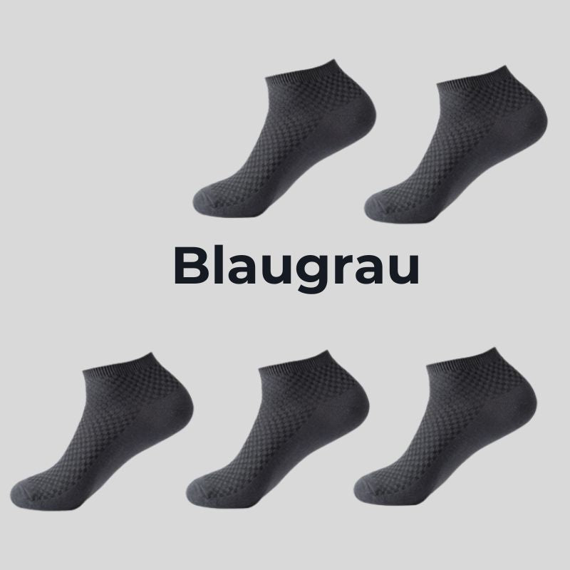 Business Socken Bundle 5 Stk. oder Sneaker Socken Bundle 5 Stk. mit exklusiven Designs aus Bambusfasern