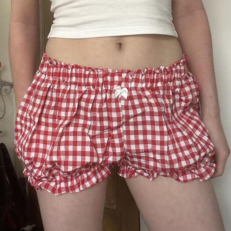 Leichte Damen-Schlafshorts aus Baumwolle