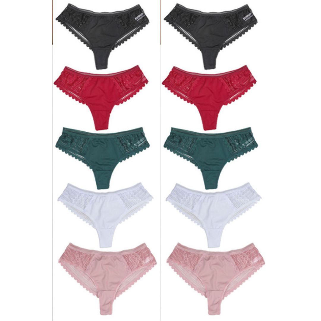 Brasilianischer Damen Slip mit Spitze