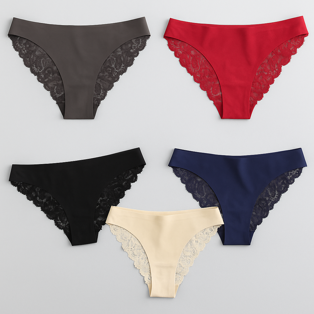Brazilian Damen Slip mit Spitze