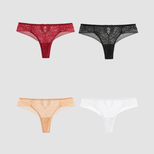 Brazilian Damen Slip mit Spitze