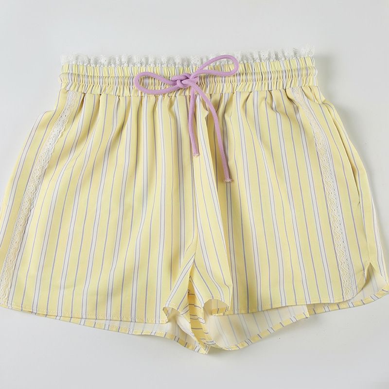 Leichte Damen-Schlafshorts aus Baumwolle