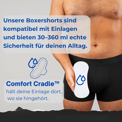 Comfort Cradle™Inkontinenz-Boxershorts aus Modalfasern