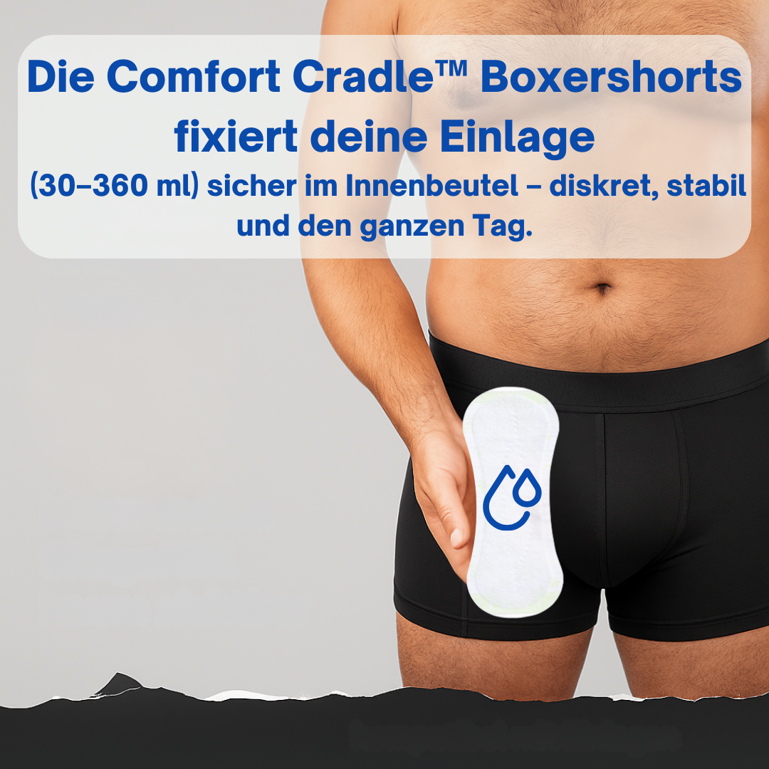 Comfort Cradle™Inkontinenz-Boxershorts aus Modalfasern