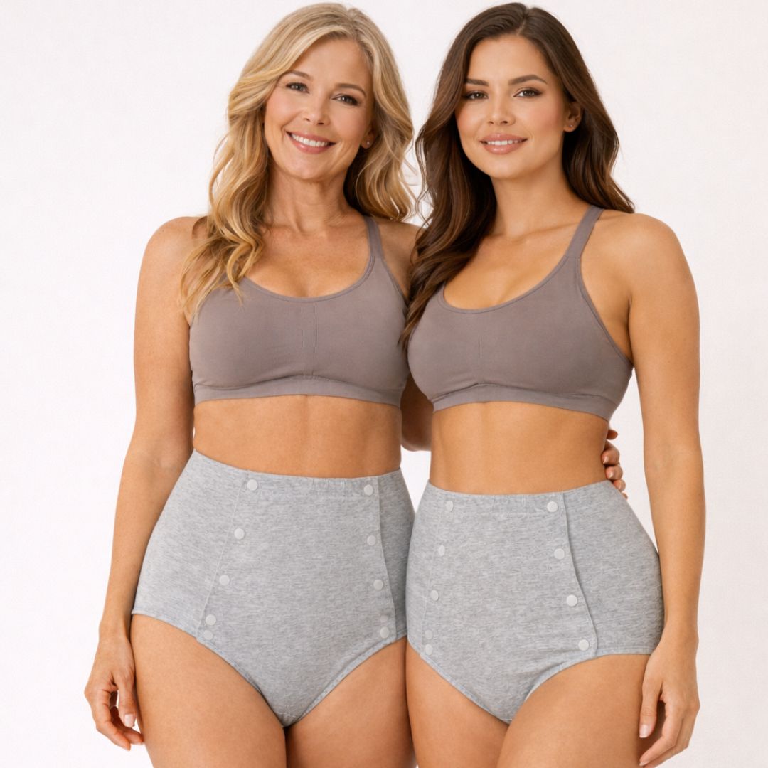 JetteCare™Slip mit seitlichen Druckknöpfen