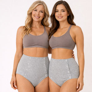 JetteCare™Slip mit seitlichen Druckknöpfen