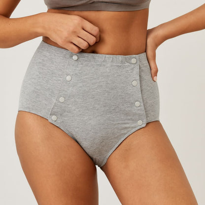 JetteCare™Slip mit seitlichen Druckknöpfen