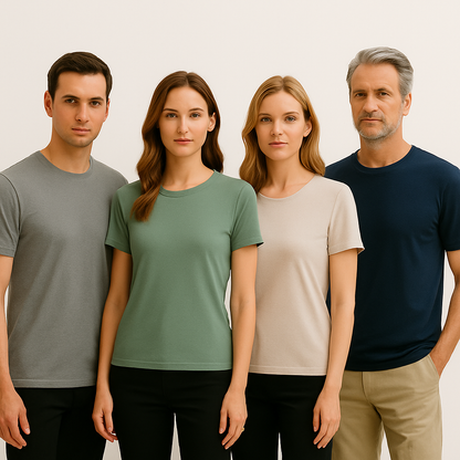 T-Shirt aus Bambus & Baumwolle