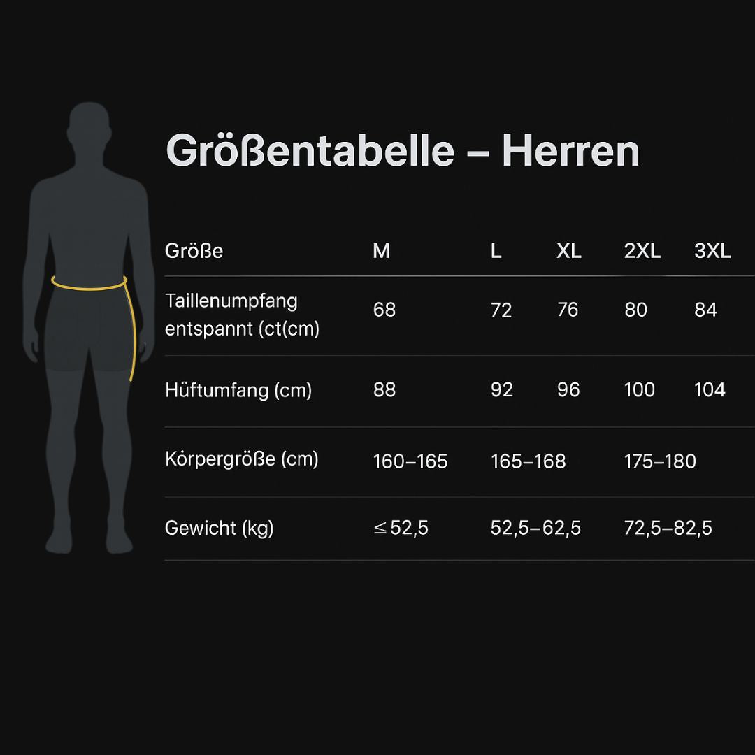 LarsCare™Shorts mit seitlichen Druckknöpfen