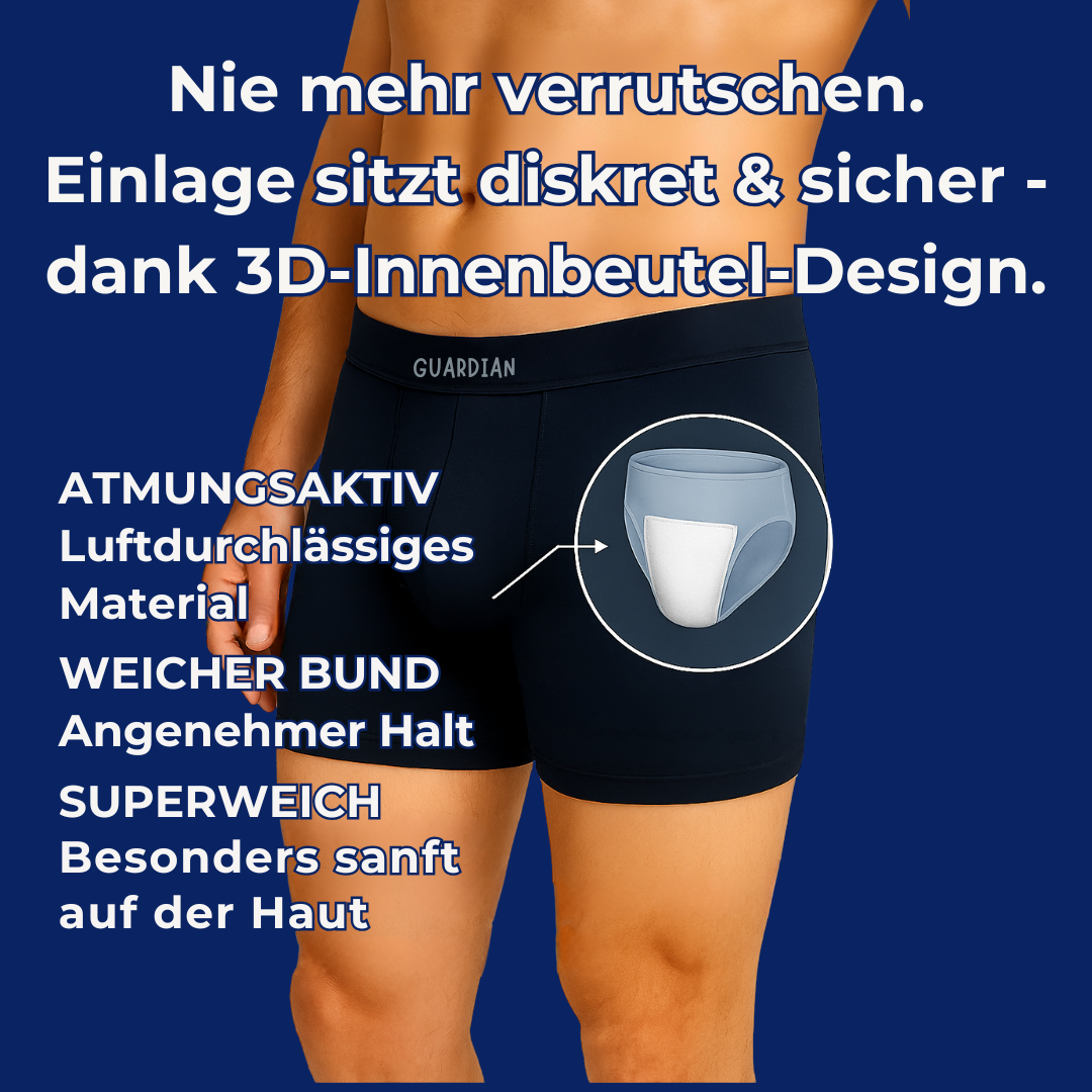 Inkontinenz Guardian 3D-Komfort-Boxershorts